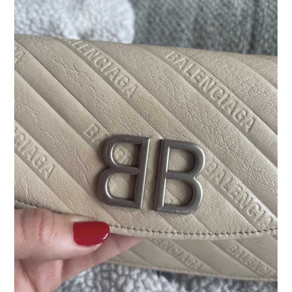 Balenciaga Bb chain leather clutch bag - image 8