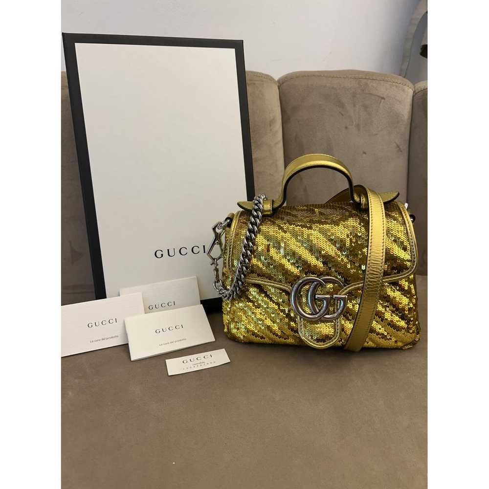 Gucci Gg Marmont Flap glitter handbag - image 4