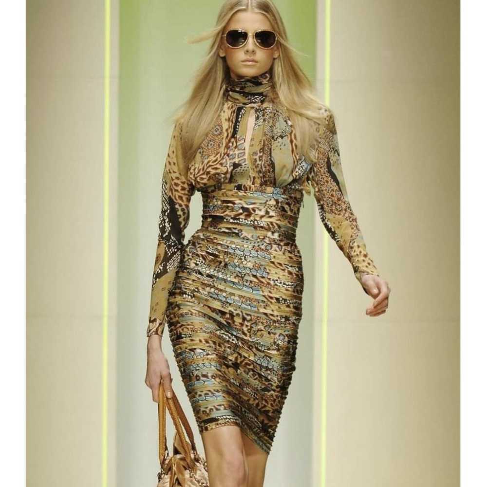 Versace Silk mini dress - image 5