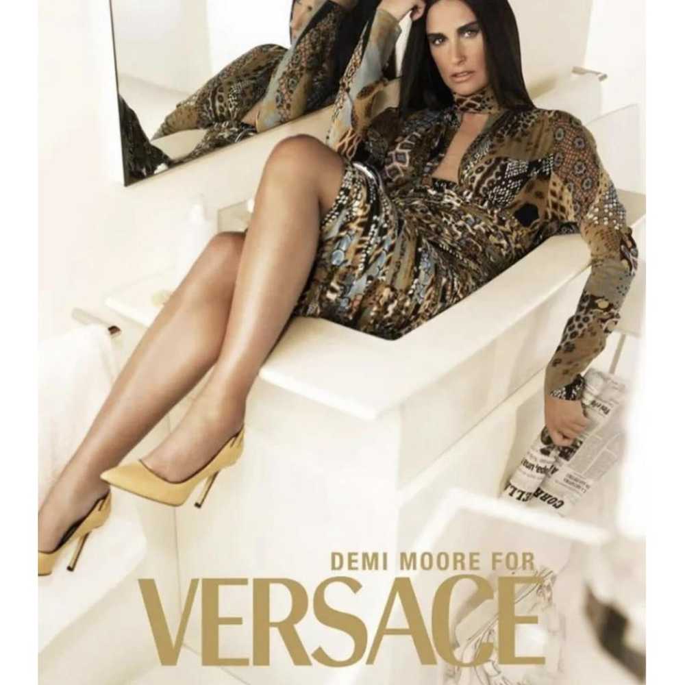 Versace Silk mini dress - image 6