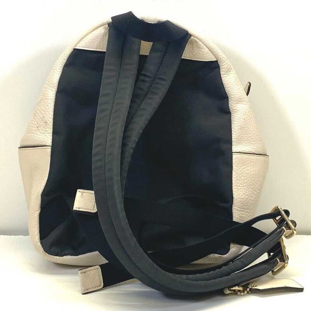 Coach Pebble Leather Mini Charlie Backpack Ivory - image 2