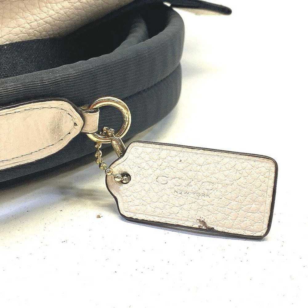 Coach Pebble Leather Mini Charlie Backpack Ivory - image 4