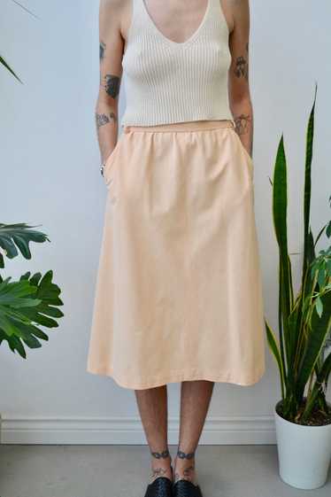 Seventies Peach Skirt