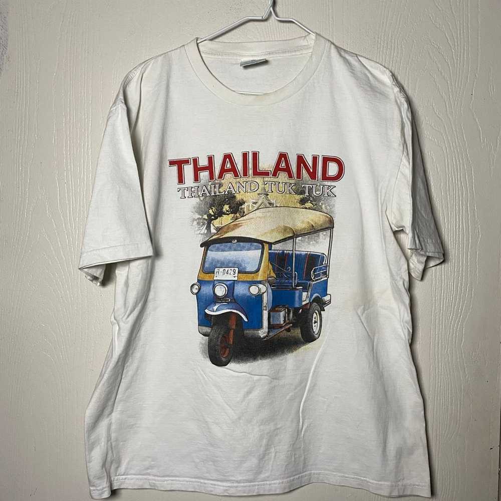 Vintage Thailand Tuk Tuk Shirt - image 1