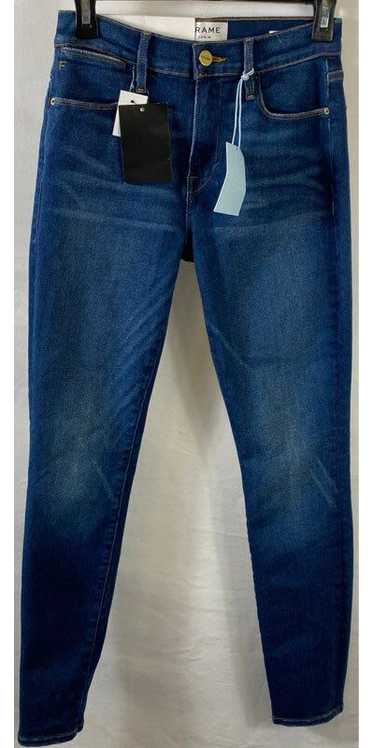 Frame Women Blue Skinny Jeans Sz 26