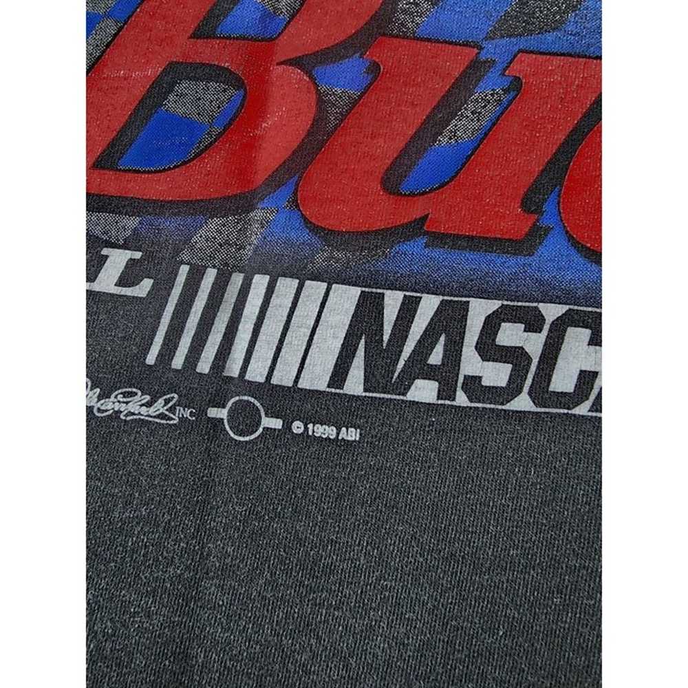 Vintage Dale Earnhardt Jr Shirt Large Black Nasca… - image 8