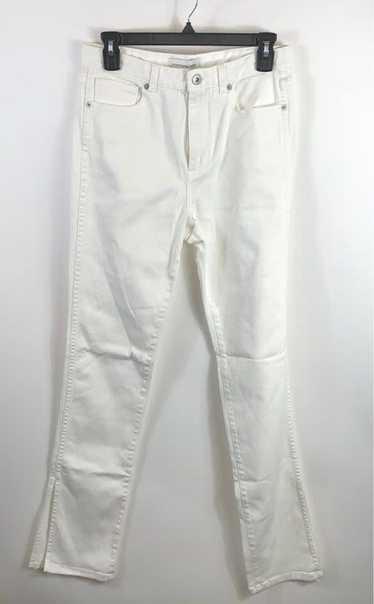 Unbranded Something Navy Women White Jeans Sz 0