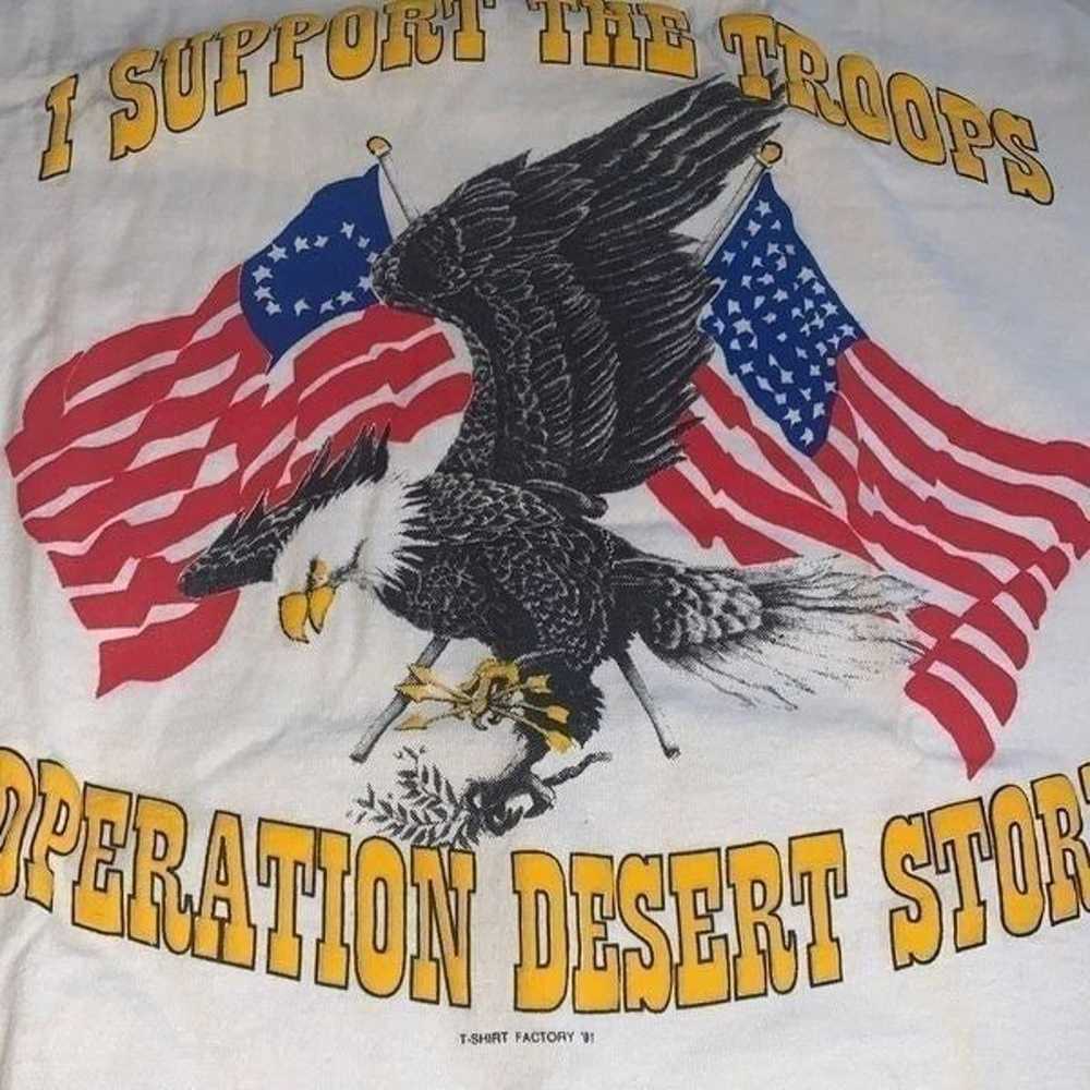 Vintage Operation Desert Storm Single Stitch T-Sh… - image 4