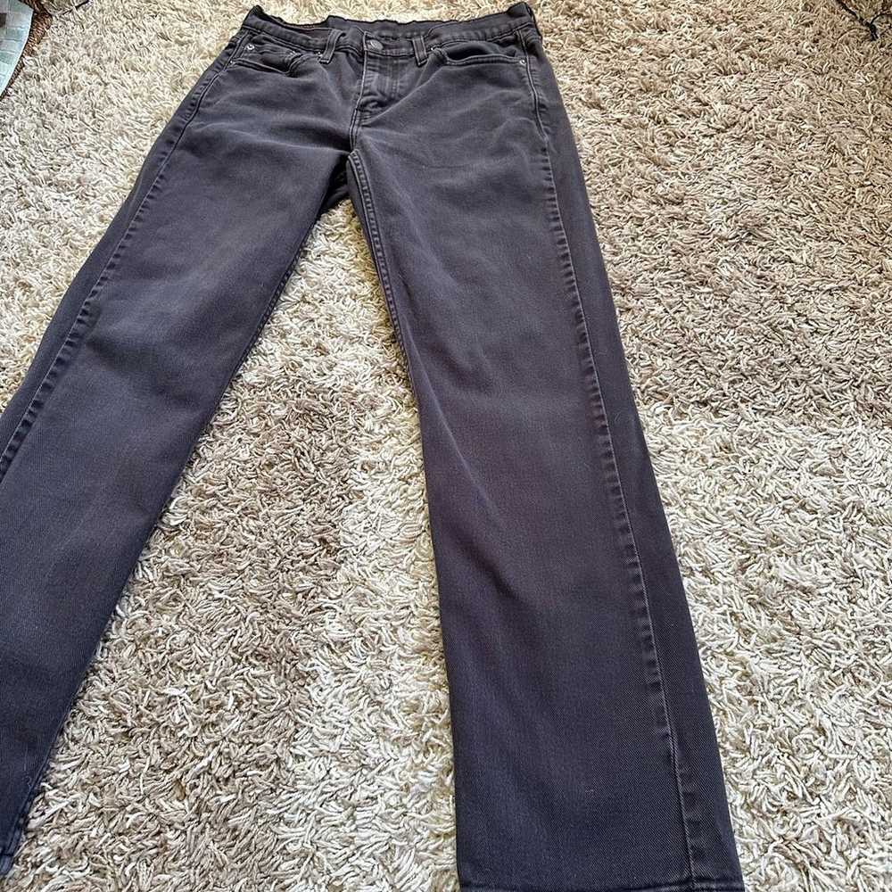 Levi’s 514 Jeans White Tab Denim 30x32 BSLS Seller - image 2
