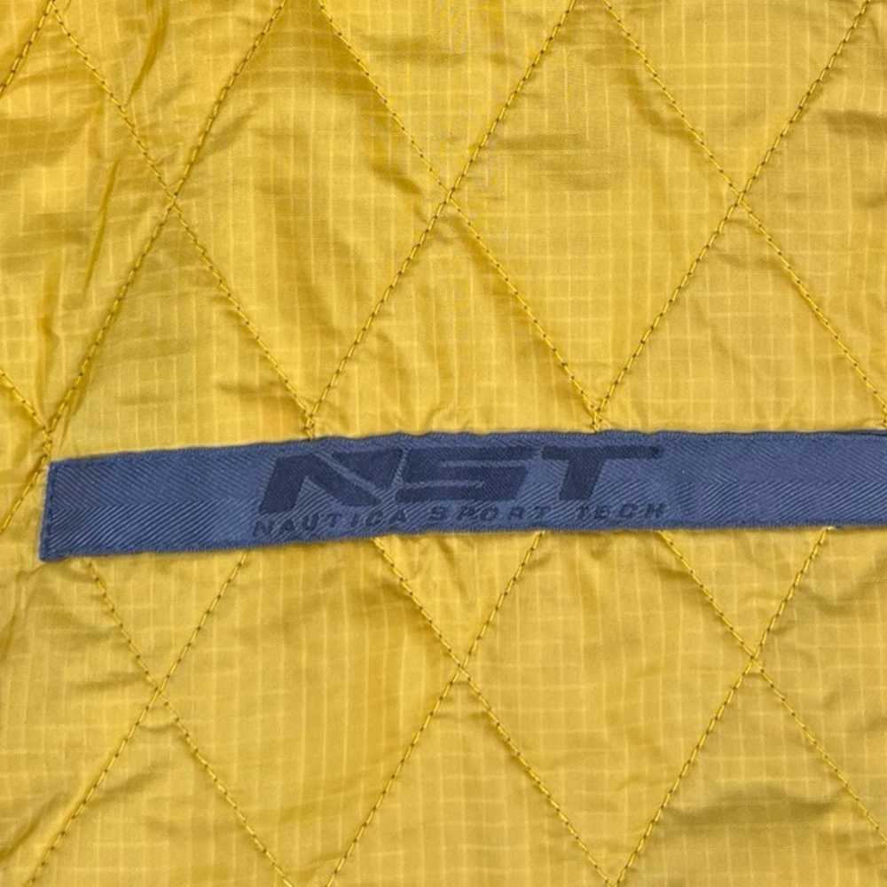 Vintage 90s Nautica Sport Tech Yellow Vest Size L - image 8
