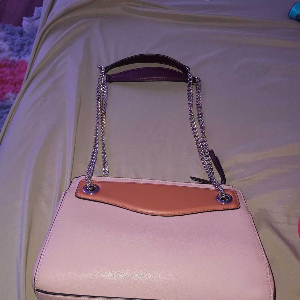 Nine West Pink Leather Handbag - image 2