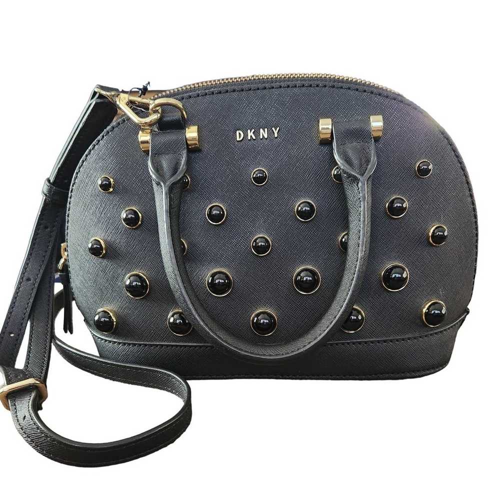 DKNY - Leather Crossbody Purse/Shoulder Bag - Bea… - image 1