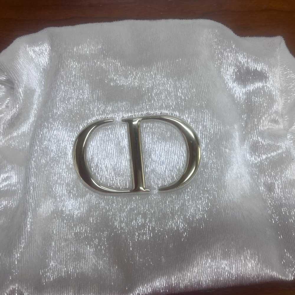 Christian Dior Beauty Cosmetic Makeup Bag white f… - image 11