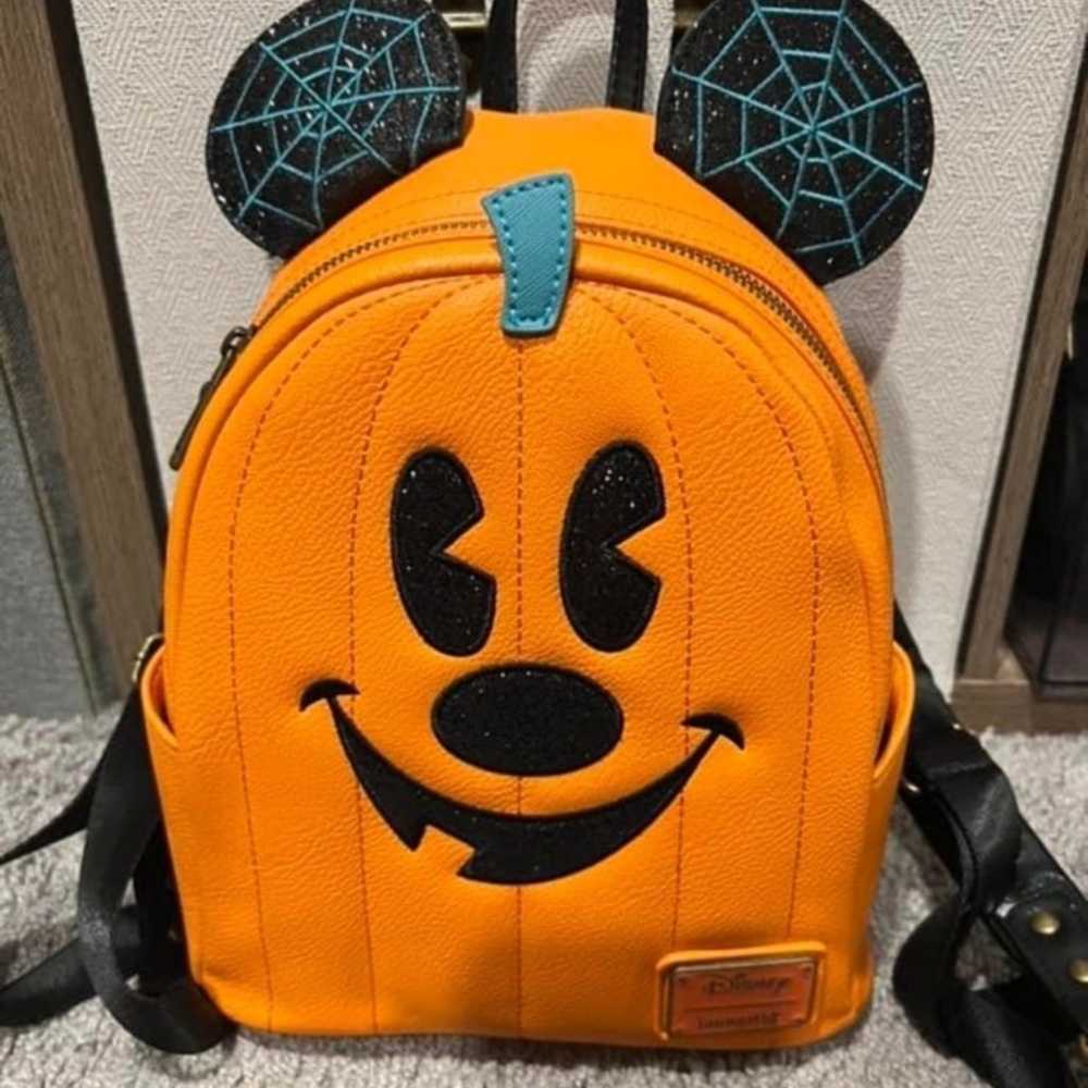 Mickey Pumpkin Loungefly - image 1