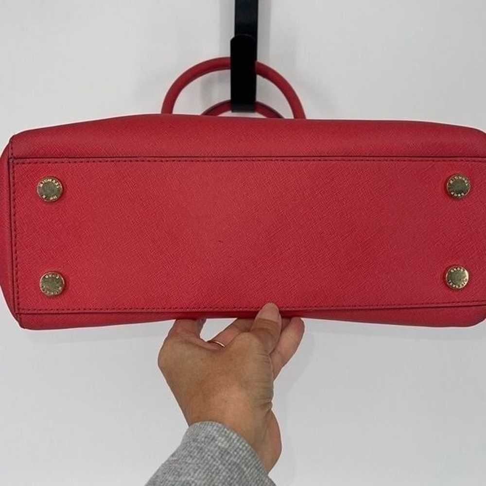 Michael Kors Womens Saffiano Leather Satchel Bag … - image 3