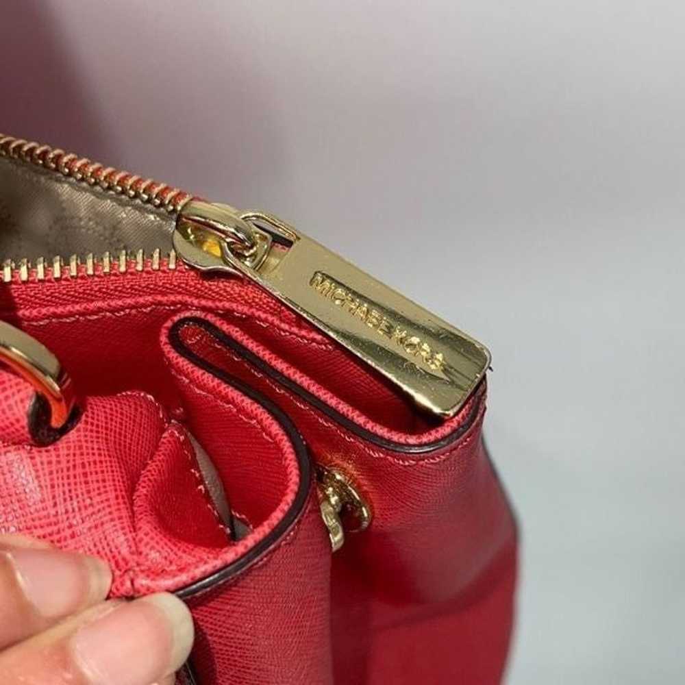 Michael Kors Womens Saffiano Leather Satchel Bag … - image 4