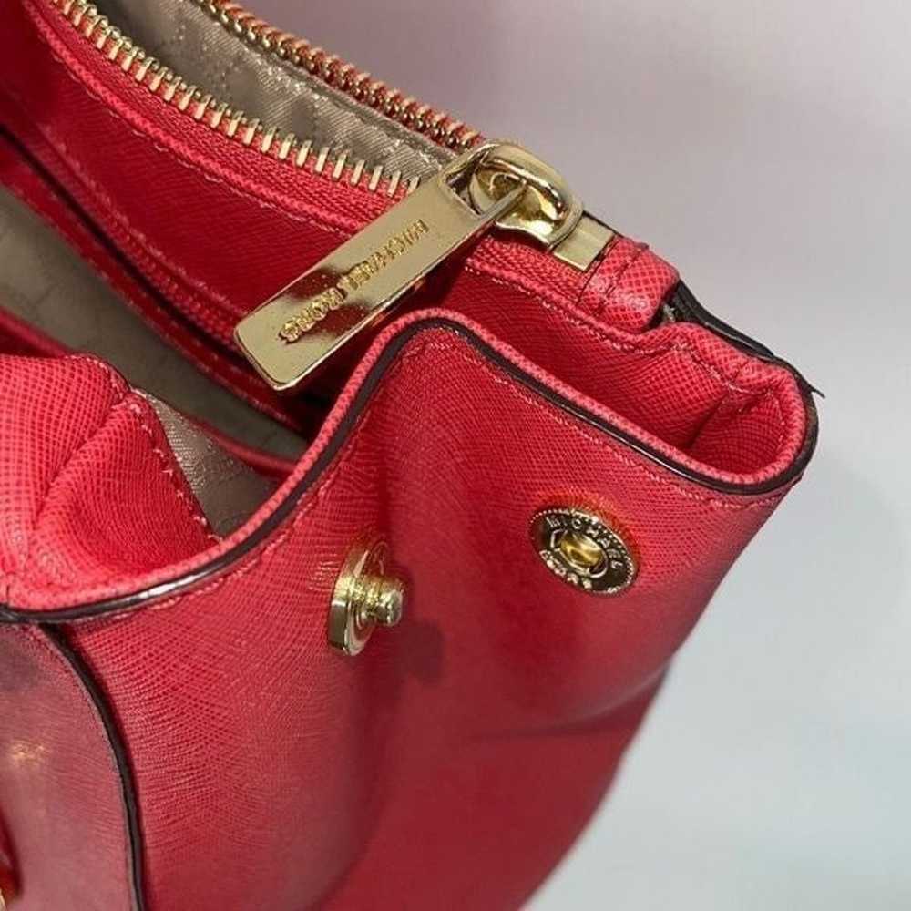 Michael Kors Womens Saffiano Leather Satchel Bag … - image 6