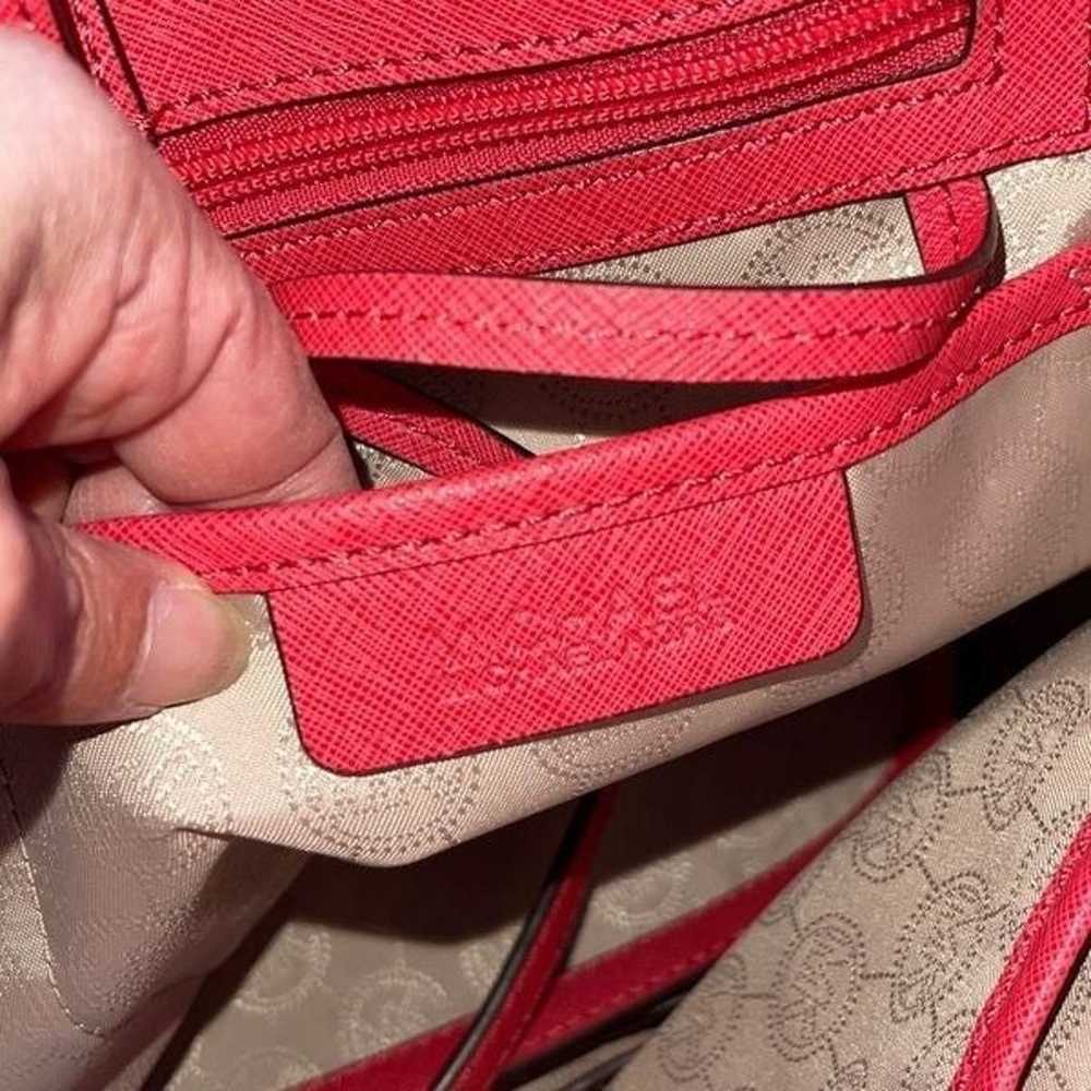 Michael Kors Womens Saffiano Leather Satchel Bag … - image 9