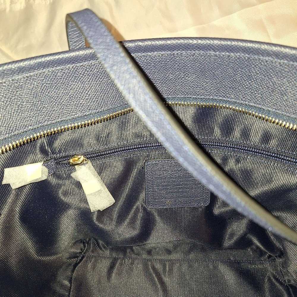 Coach 33915 leather zipper top tote shoulder bag … - image 10