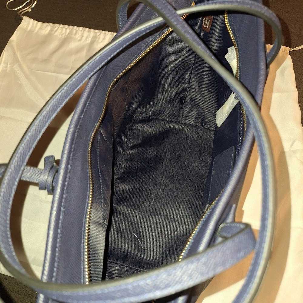 Coach 33915 leather zipper top tote shoulder bag … - image 9