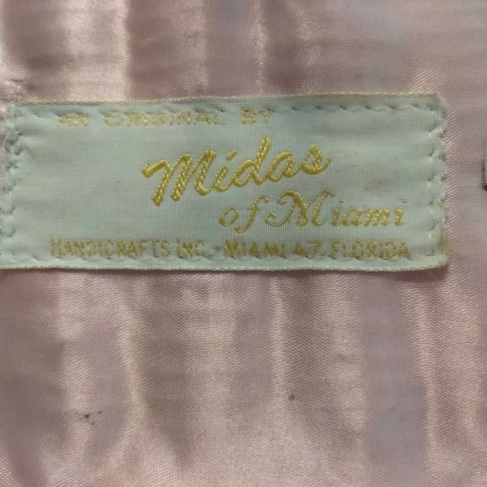 MIDAS OF MIAMI Wicker Box Bag with White Beads Vi… - image 12