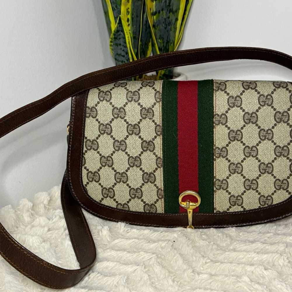 Gucci GG Sherry Line Vintage Shoulder Bag - image 2