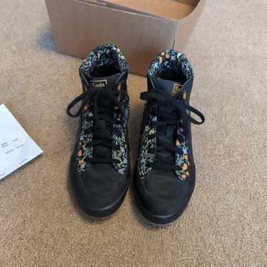 Keds Rifle Paper Company black floral boots women… - image 1