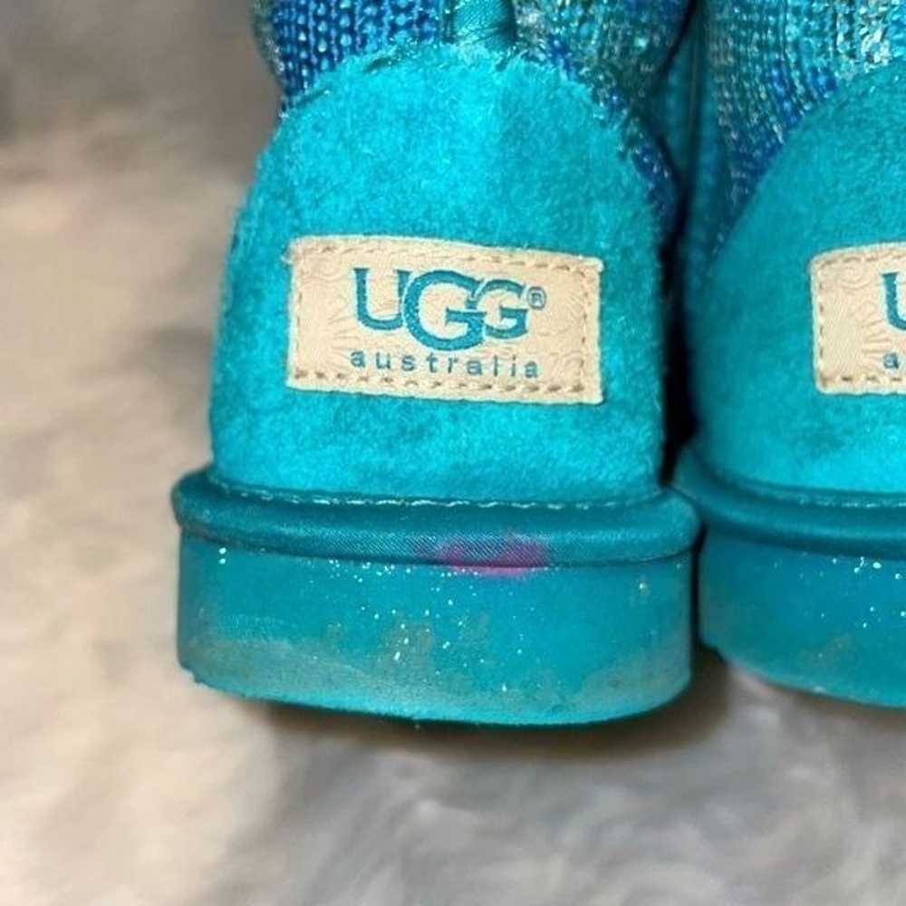 UGG silver and blue sequin winter boots size 5 - image 10