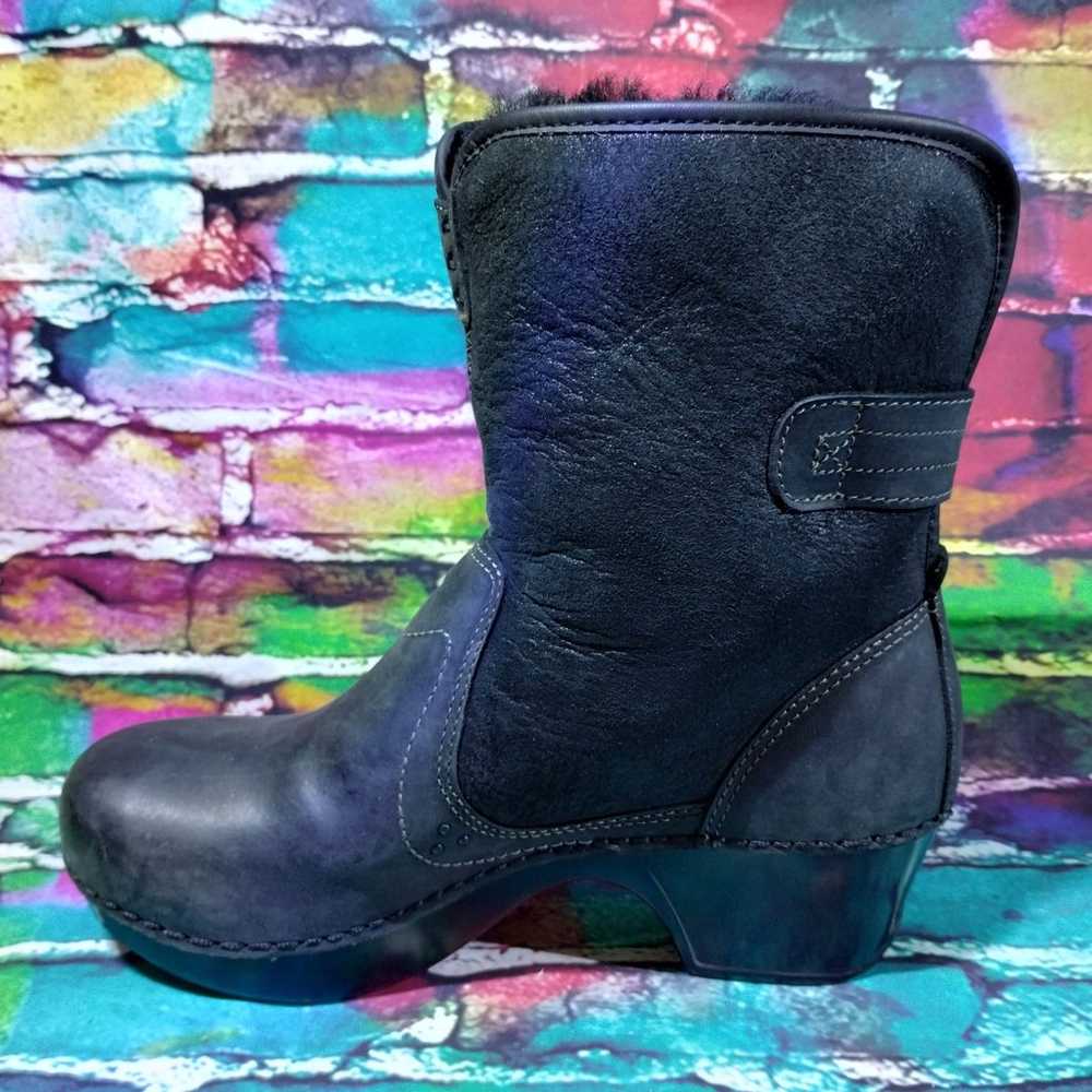 Dansko Harper Boots Women 37/6.5-7 Black Leather … - image 7