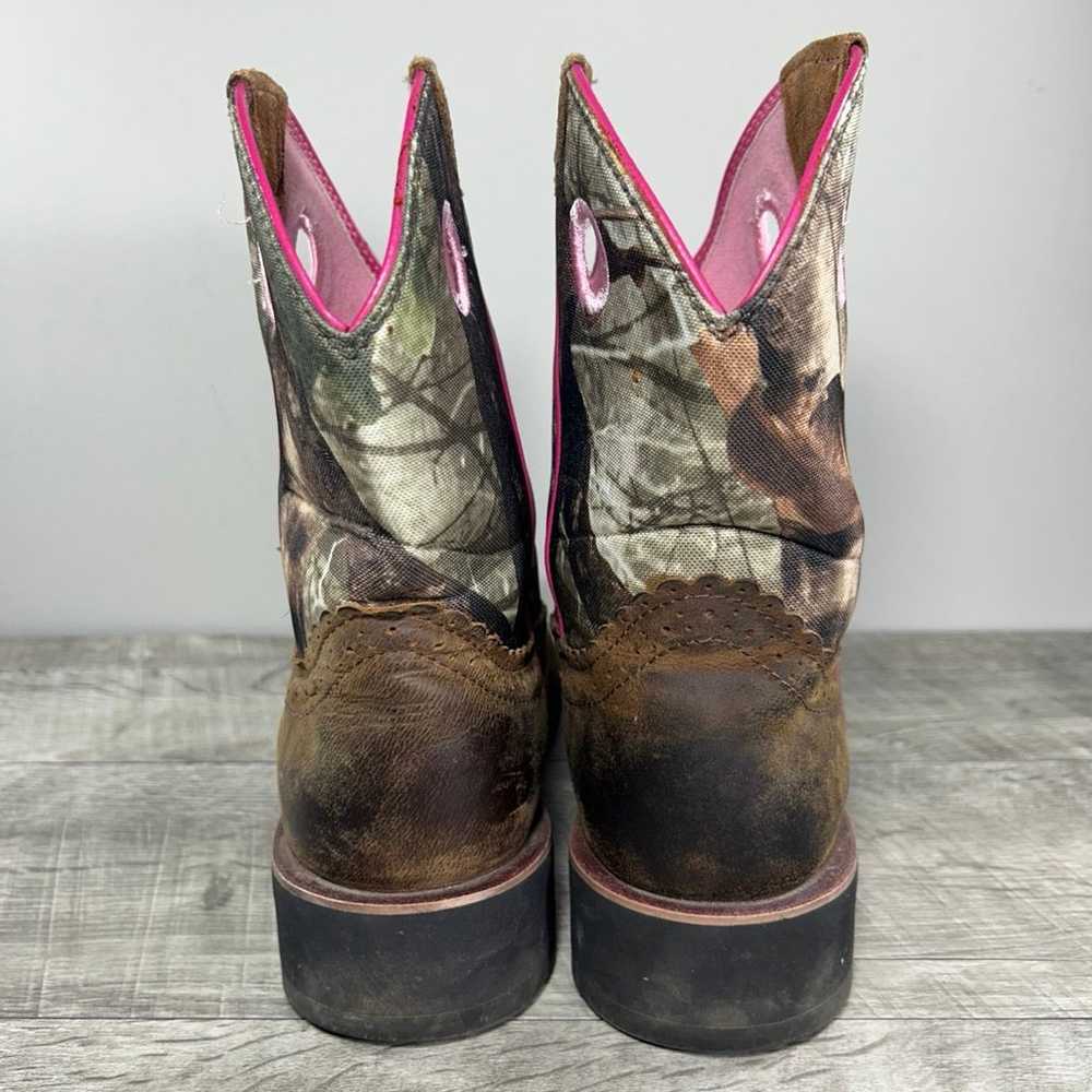 Ariat 10006854 Fatbaby Camo Pink Leather Women's … - image 6