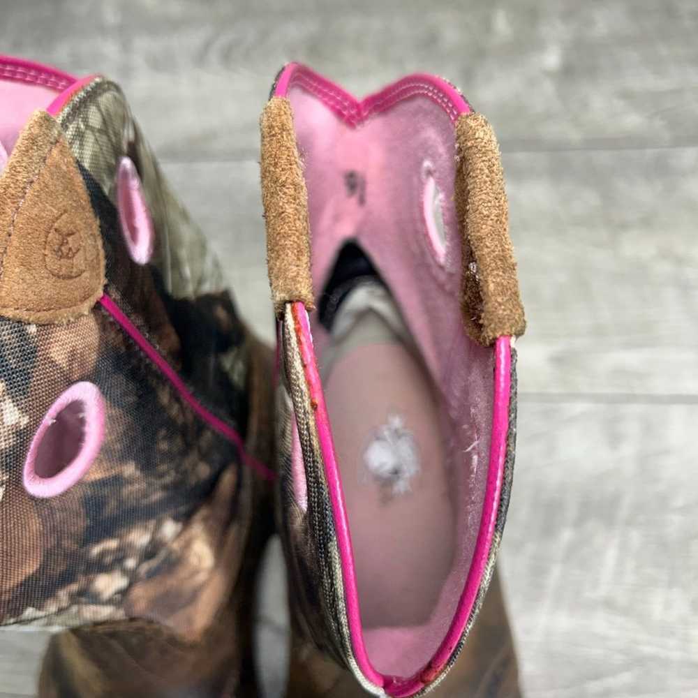 Ariat 10006854 Fatbaby Camo Pink Leather Women's … - image 8