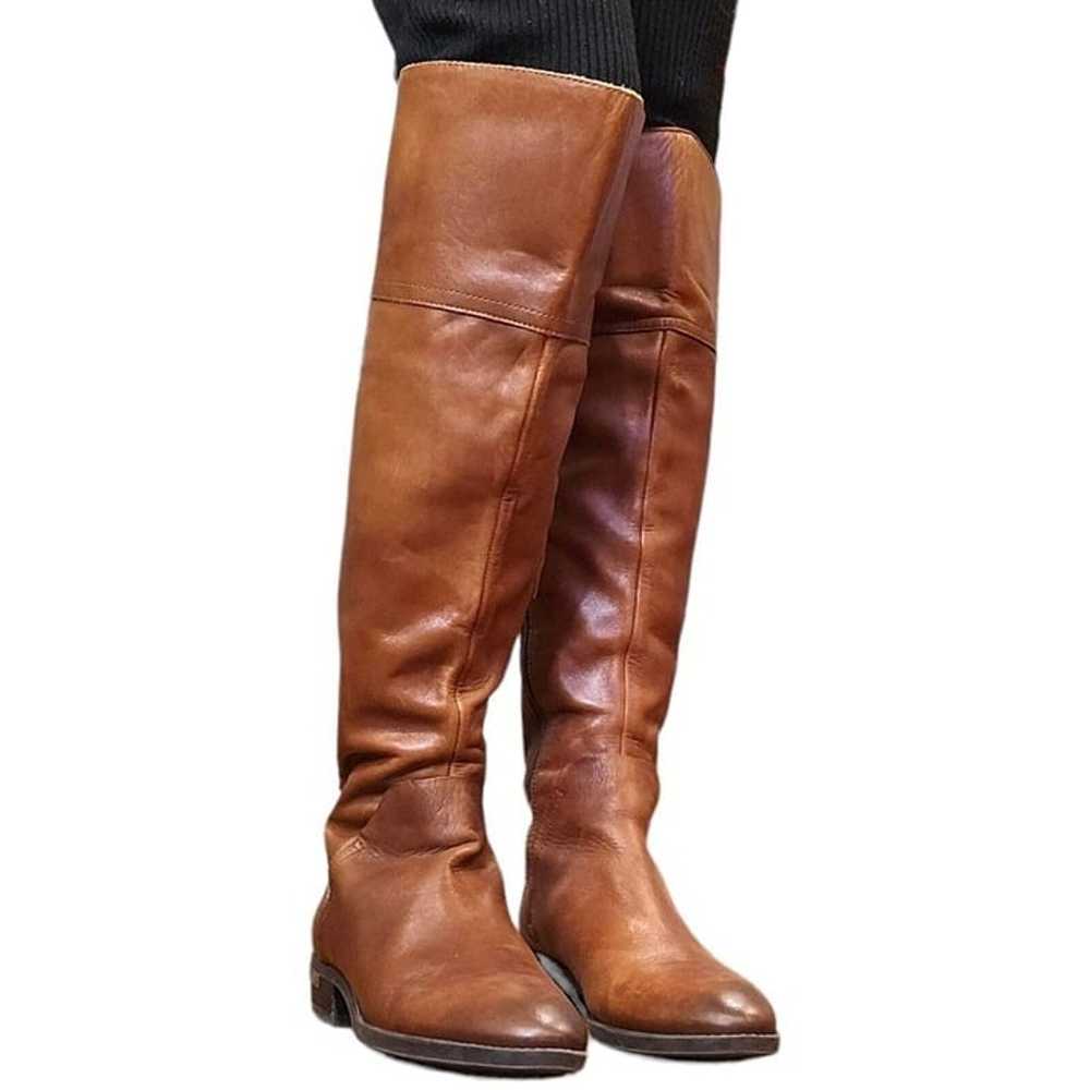 Vince Camuto Cognac Brown Leather Bendra Knee Hig… - image 2