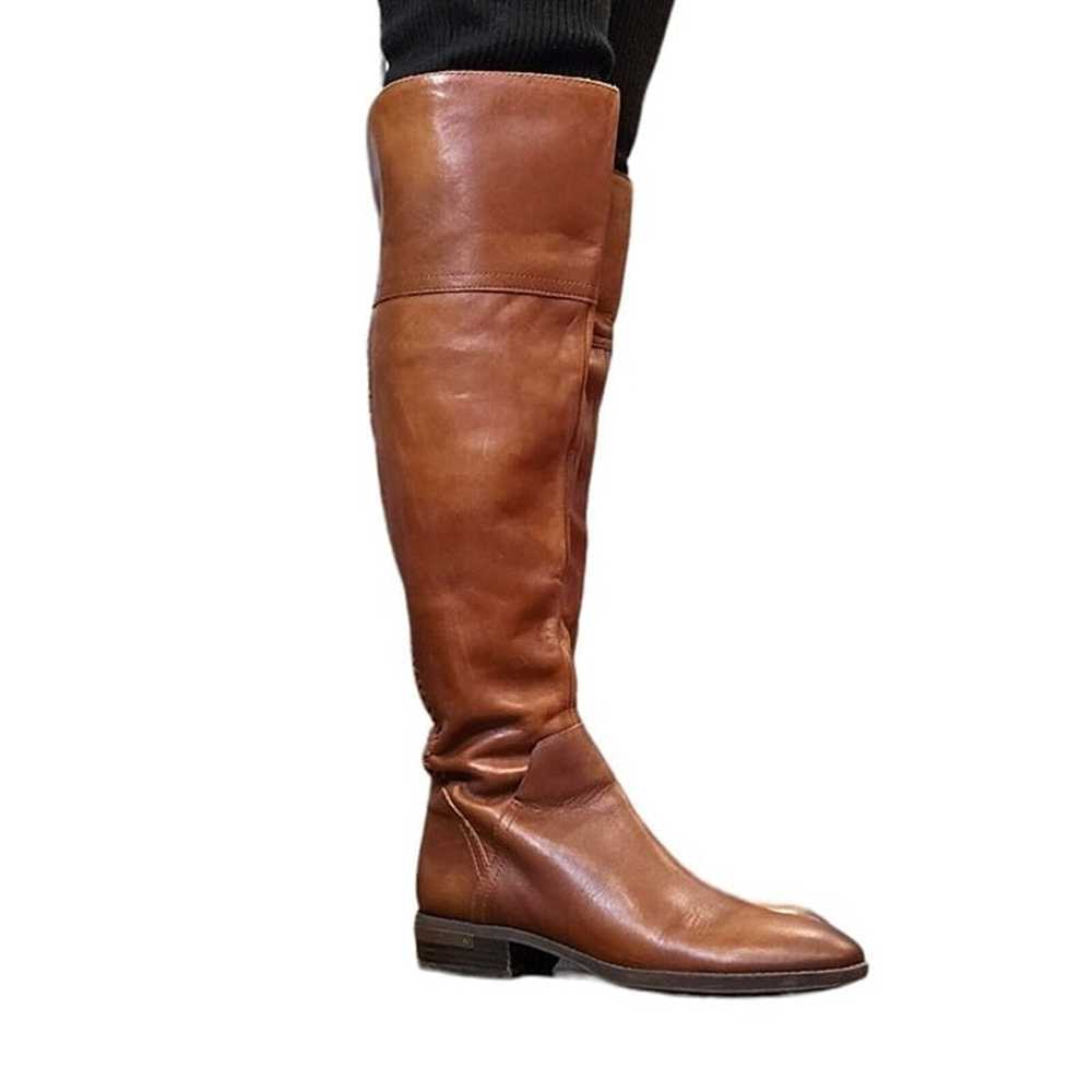 Vince Camuto Cognac Brown Leather Bendra Knee Hig… - image 5
