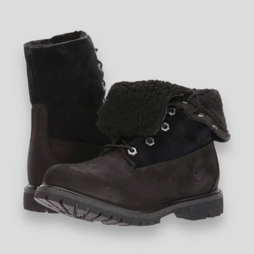 Timberland Boots Womens 6.5 Black Waterproof Roll… - image 1