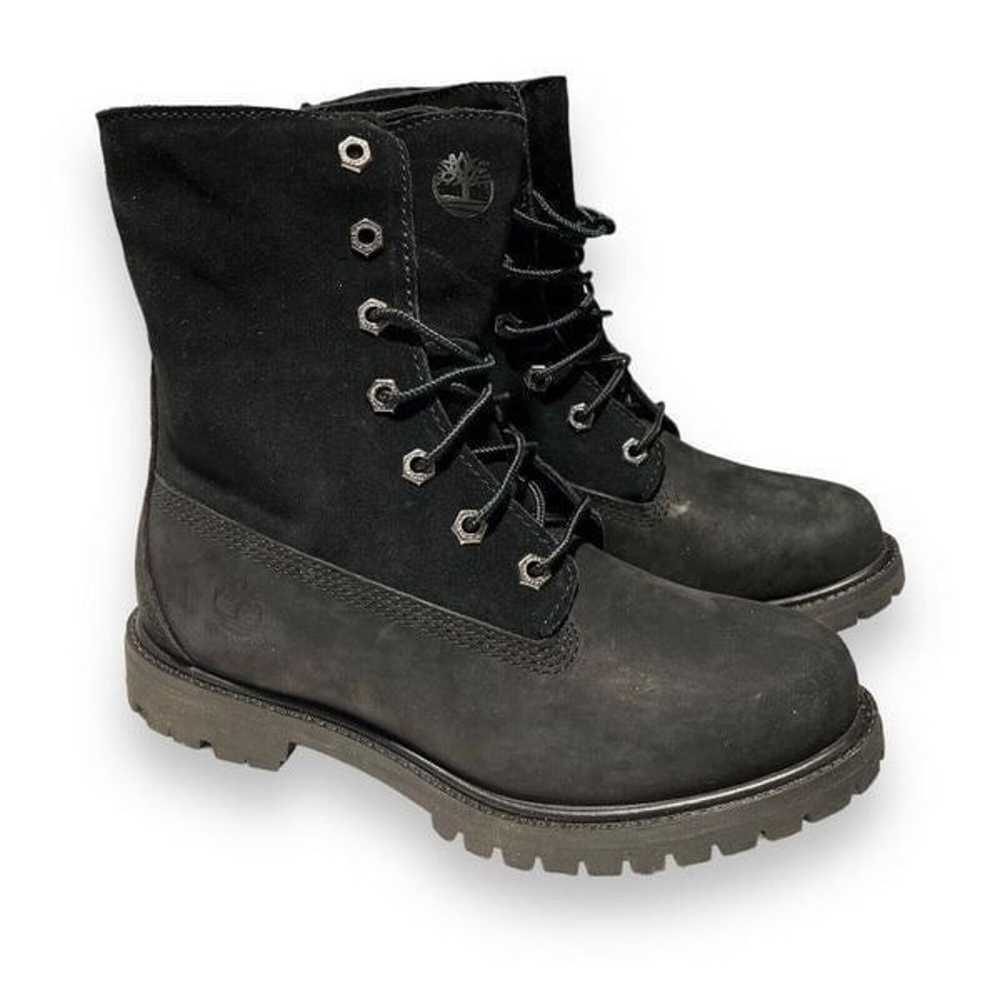 Timberland Boots Womens 6.5 Black Waterproof Roll… - image 2