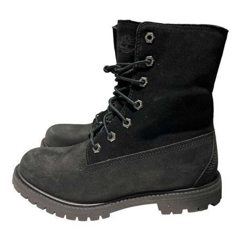 Timberland Boots Womens 6.5 Black Waterproof Roll… - image 5