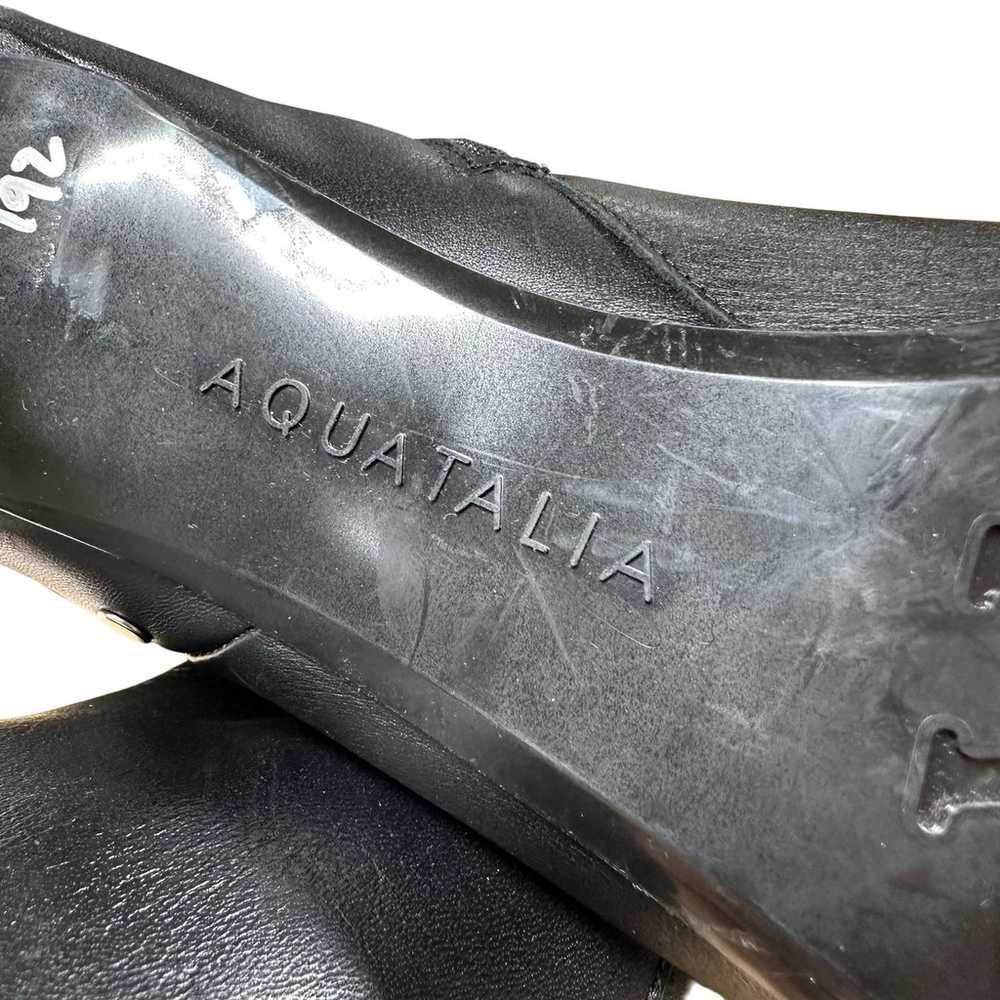 Aquatalia Miana Black Heeled Booties Women's Size… - image 9