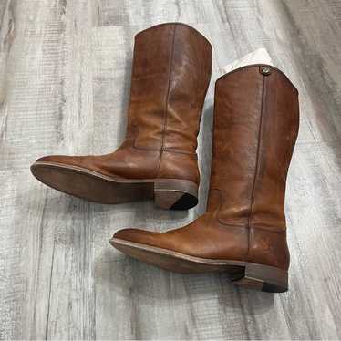 Frye Melissa Button 2 Knee High Leather Boots Siz… - image 1