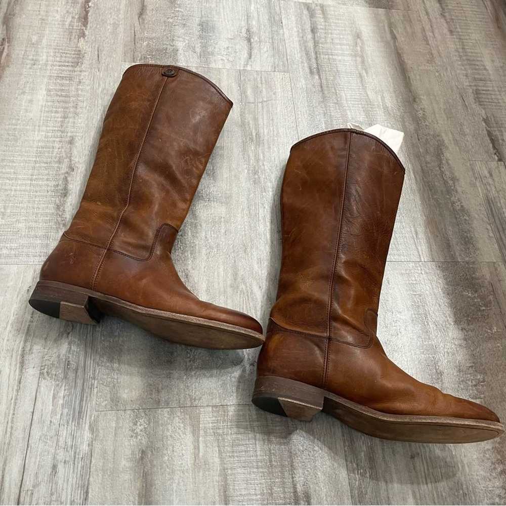 Frye Melissa Button 2 Knee High Leather Boots Siz… - image 4