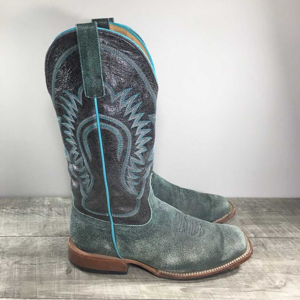 Macie Bean M9158 Suede The Day Green Brown Cowboy… - image 1
