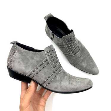 Anine Bing Low Charlie Bootie Grey Gray Size 37 - image 1