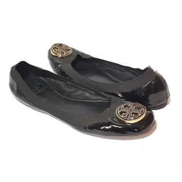 TORY BURCH PATENT LEATHER BALLET FLATS 6 - image 1