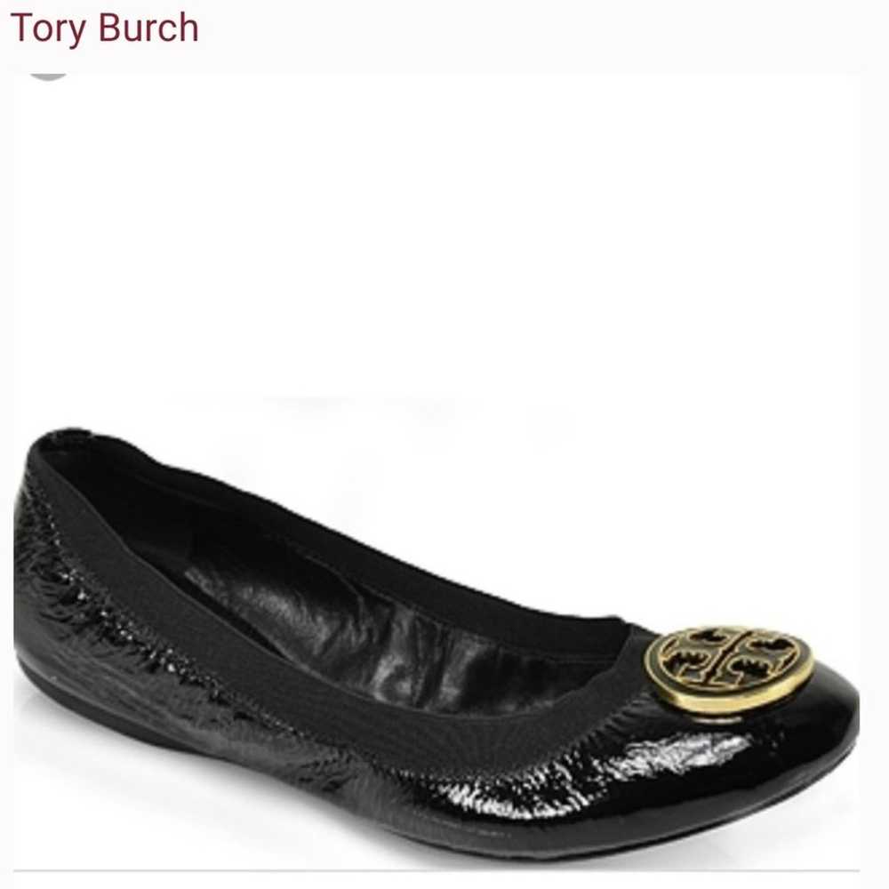 TORY BURCH PATENT LEATHER BALLET FLATS 6 - image 6