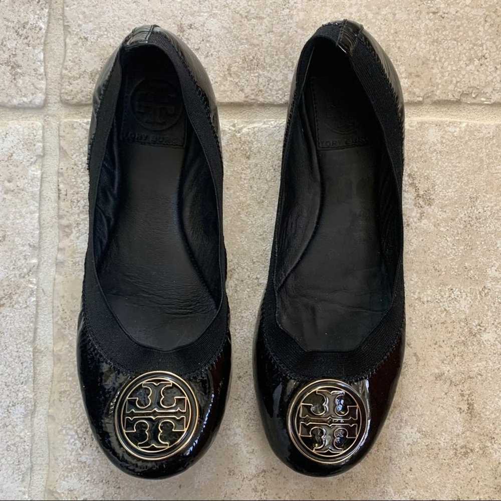 TORY BURCH PATENT LEATHER BALLET FLATS 6 - image 7