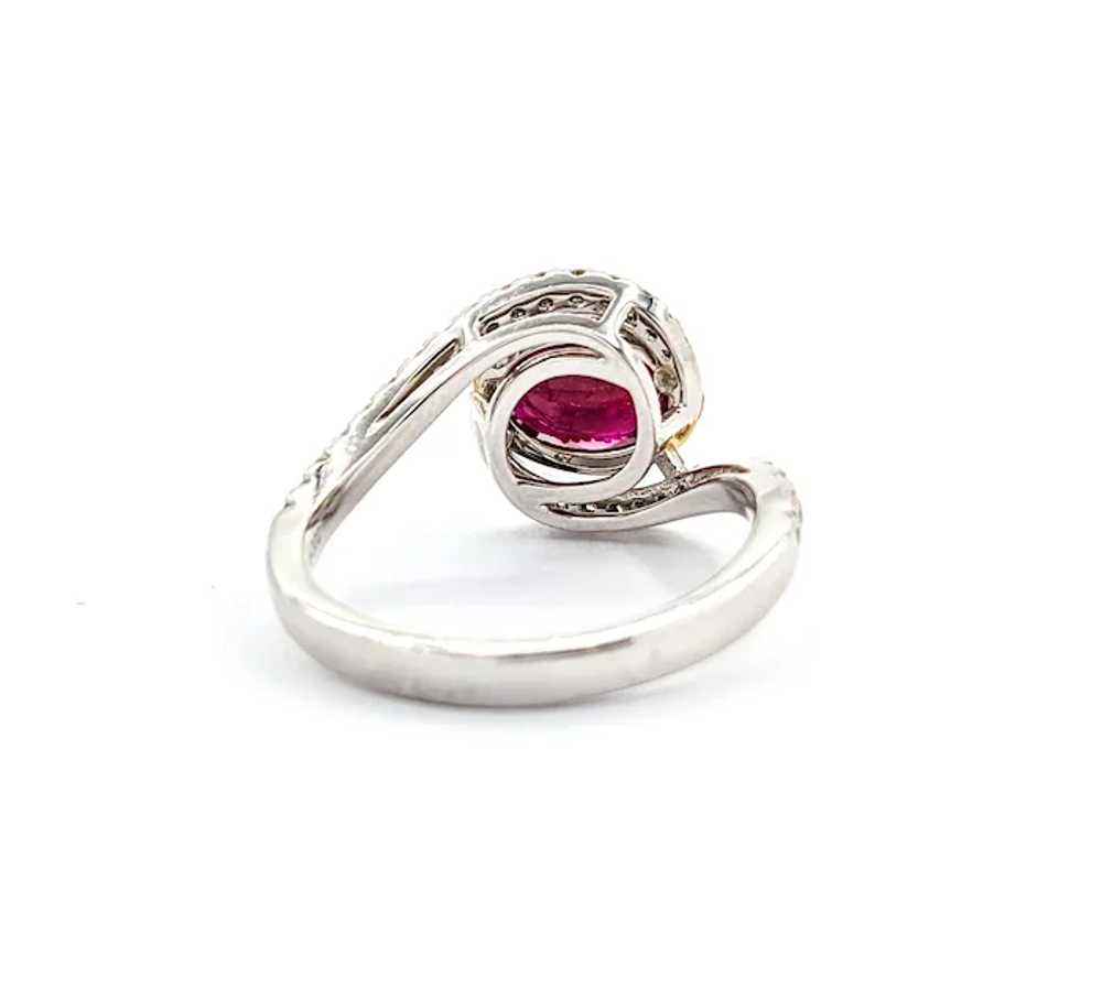 1.8ct Ruby & .34ctw Diamond Ring In Platinum - image 9