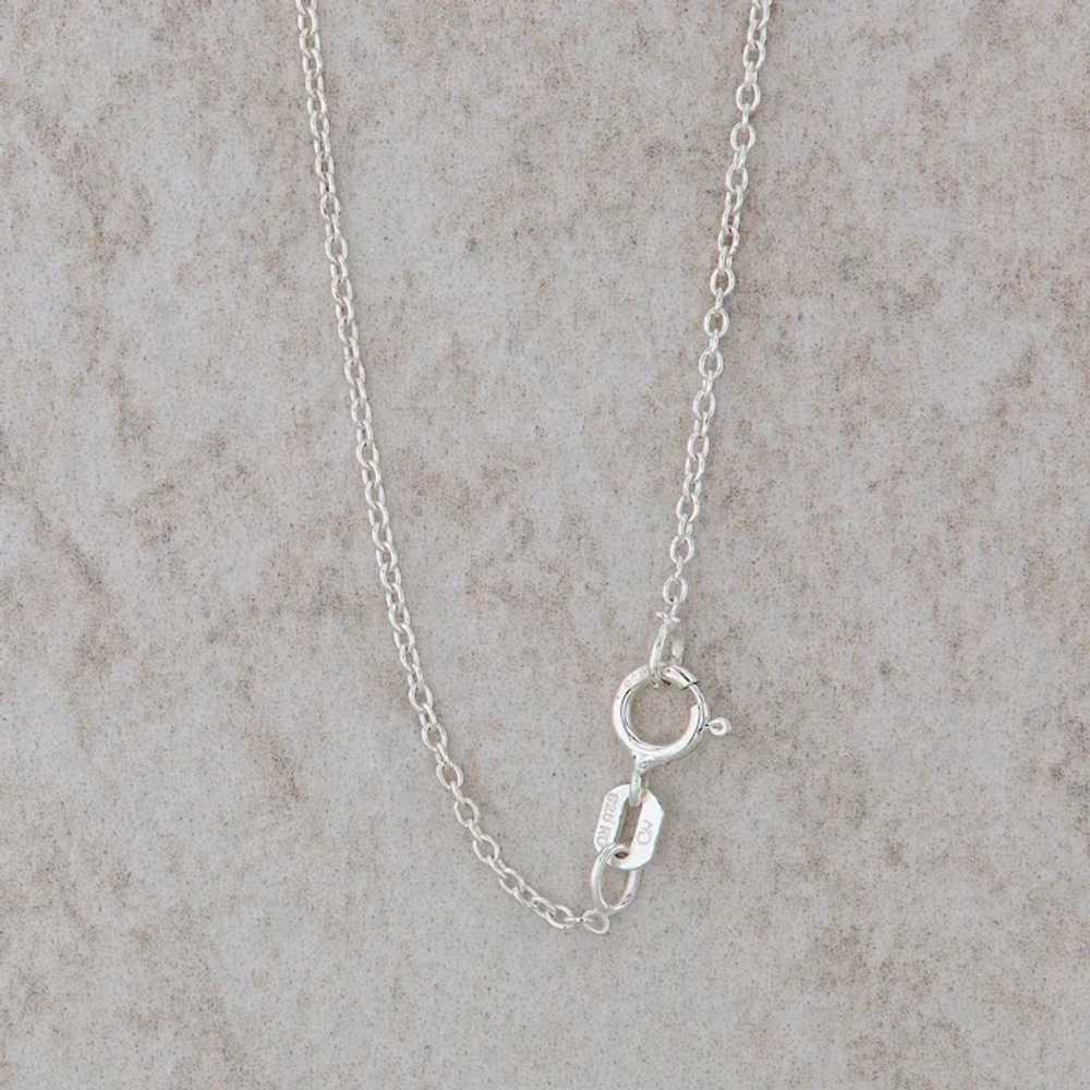 Sterling Silver Key Pendant with Sterling Silver … - image 3