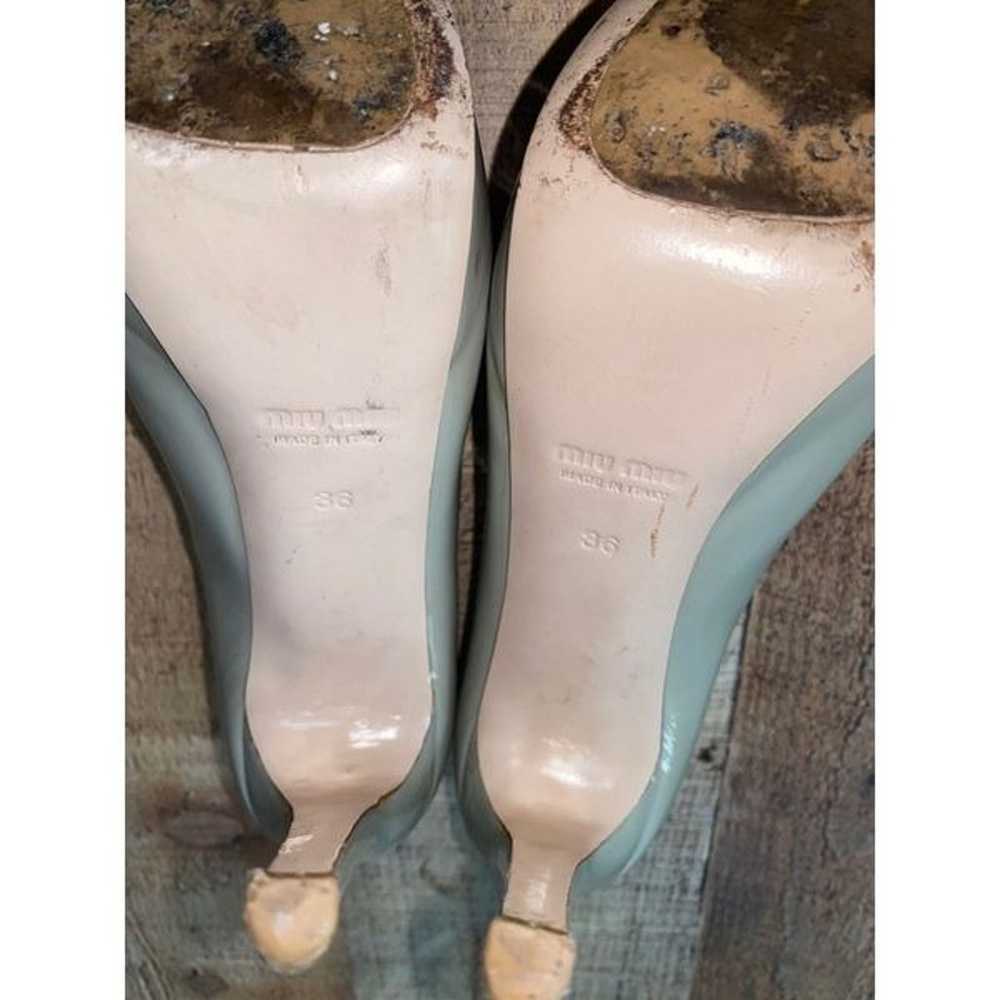 Miu Miu patent leather pumps peep toe  Size 36 - 6 - image 9