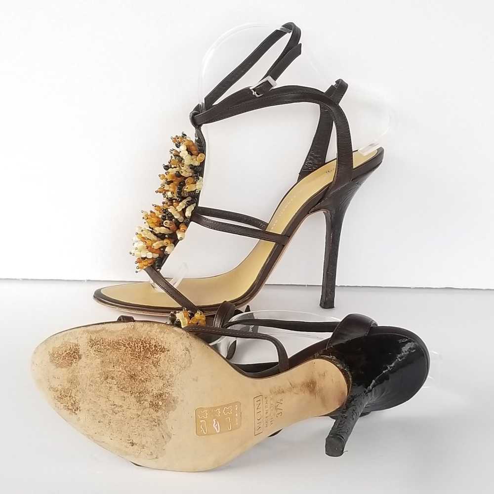 Beautiful beaded Giuseppe Zanotti  strappy heels - image 12