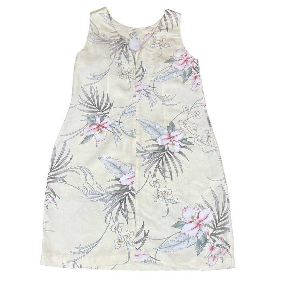 Tommy Bahama Dress Women's Size 12 Silk Linen Ble… - image 2