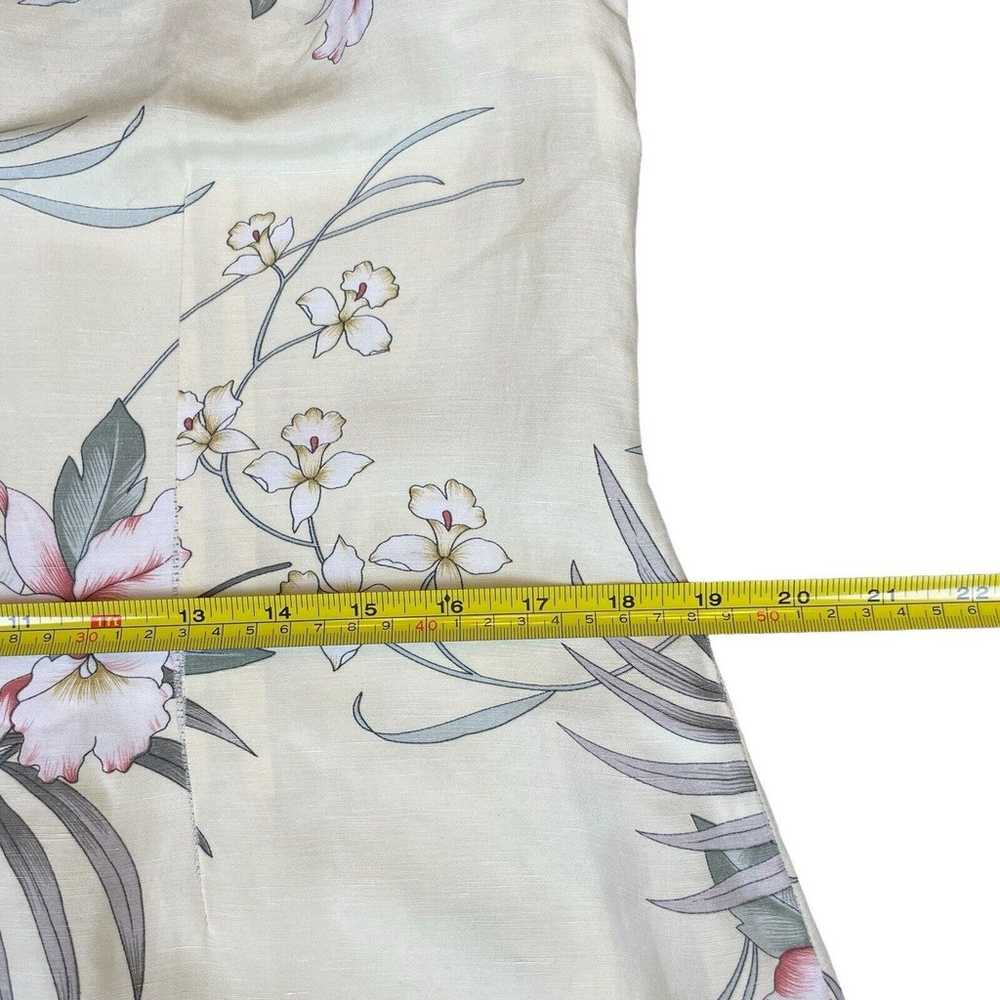 Tommy Bahama Dress Women's Size 12 Silk Linen Ble… - image 4